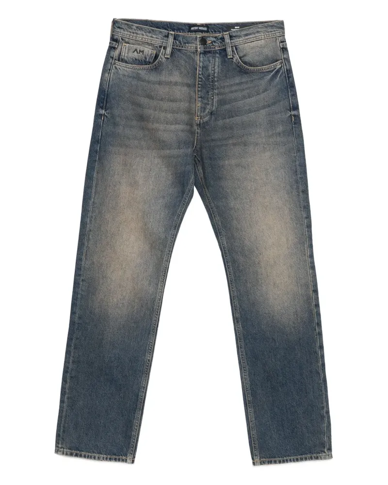 Antony Morato Jeans mit Logo-Schild - Blau Blau