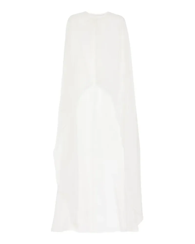 Isabel Sanchís Cape aus Organza - Nude Nude