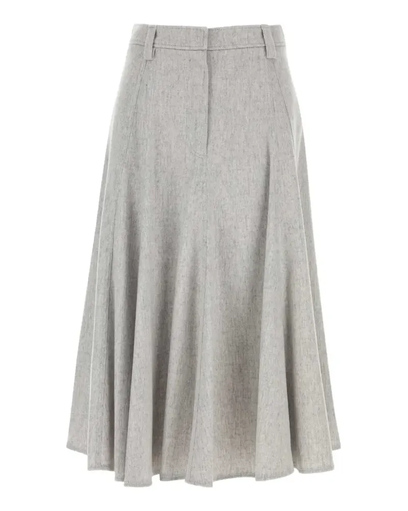 Brunello Cucinelli Ausgestellter Rock - Grau Grau
