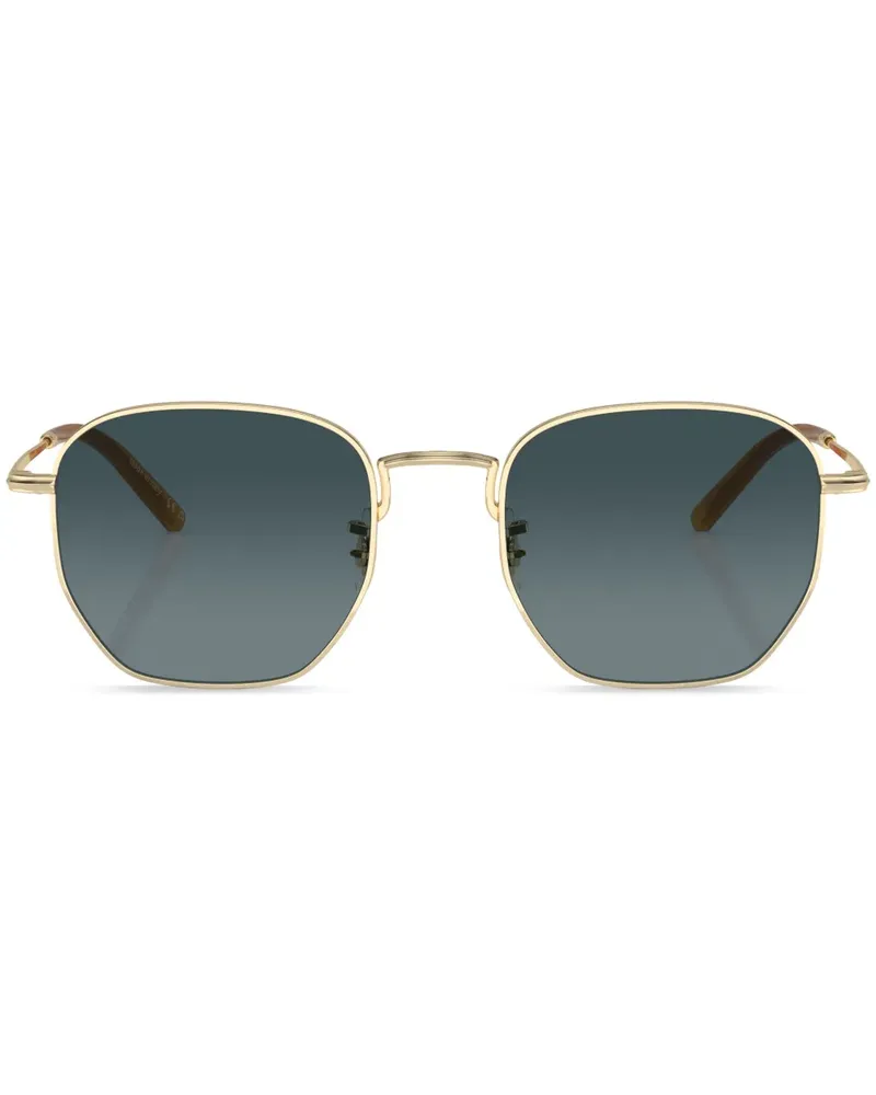 Oliver Peoples Eckige Kierney Sonnenbrille - Gold Gold