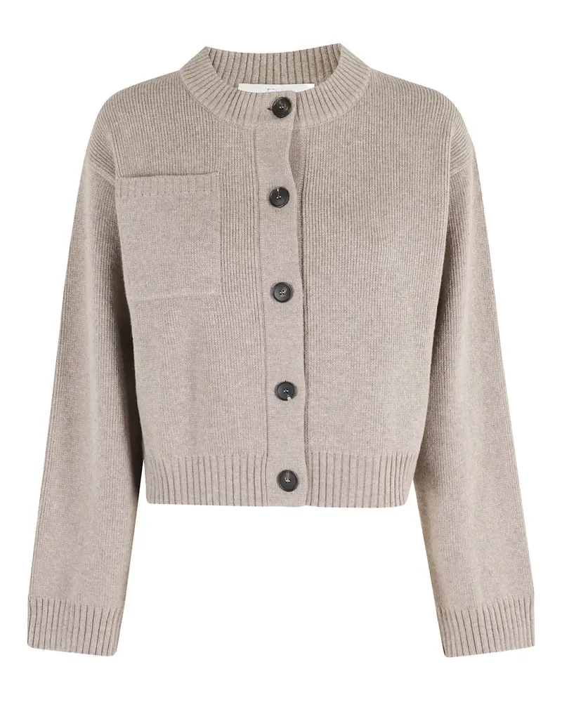 TELA Cardigan mit aufgesetzter Tasche - Nude Nude