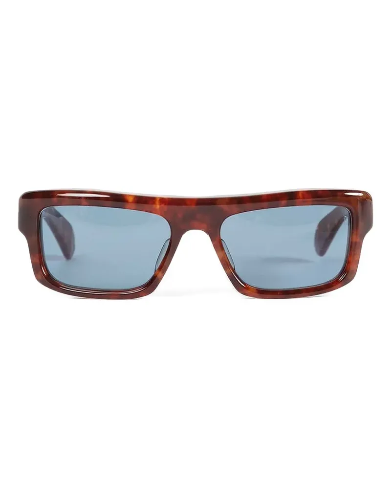 Jacques Marie Mage Cleavon 57 sunglasses - Braun Braun