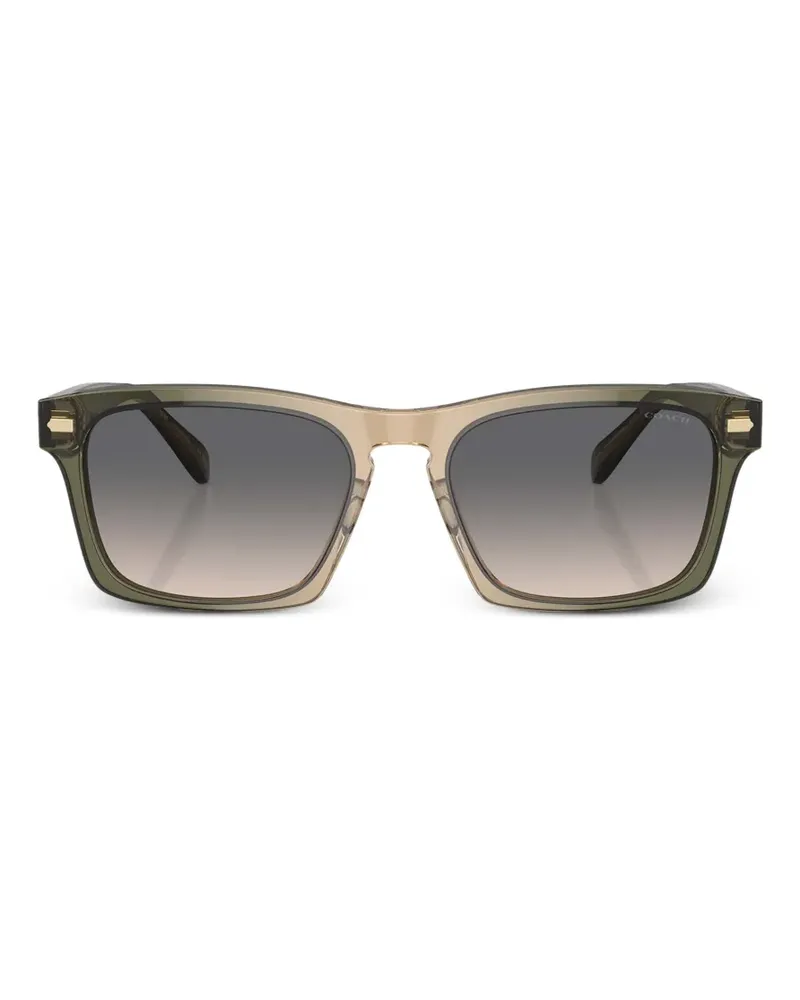Coach rectangle-frame sunglasses - Grün Grün