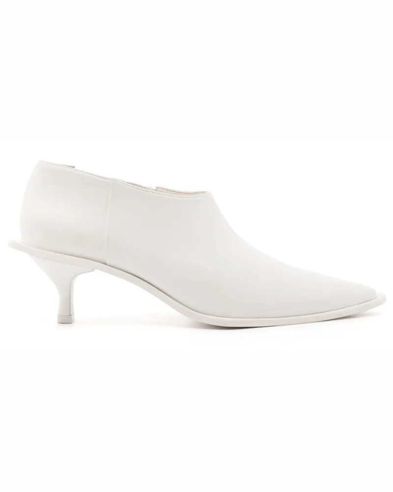 Gloria Coelho Stiefel aus Faux Wildleder - Weiß Weiß