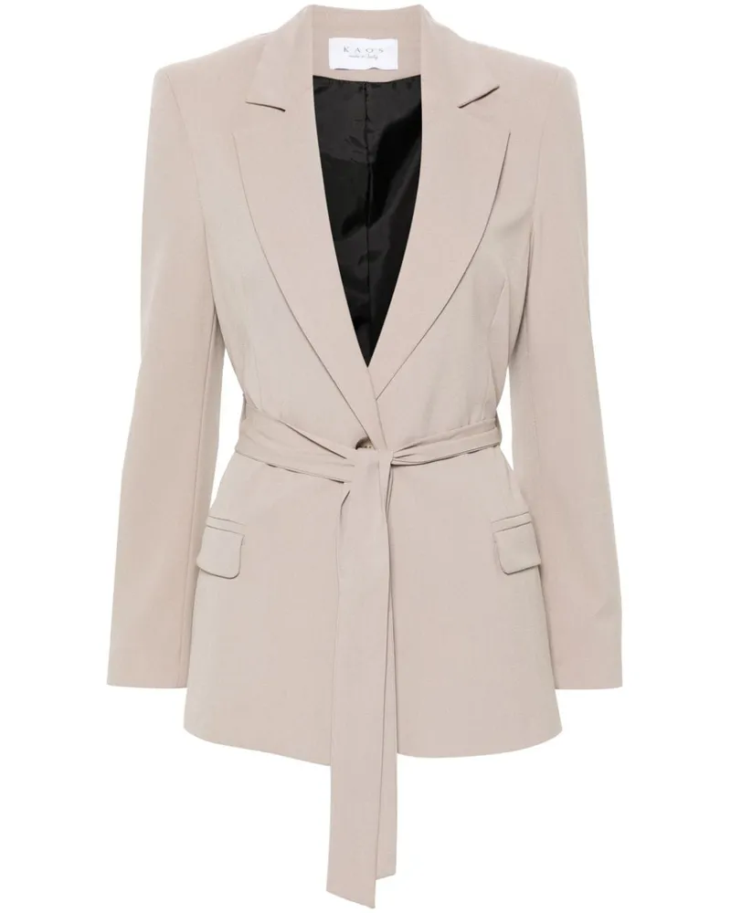 Kaos Blazer mit Gürtel - Nude Nude