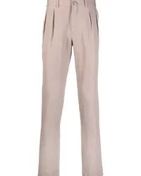 Canali Bundfaltenhose mit geradem Bein Rosa