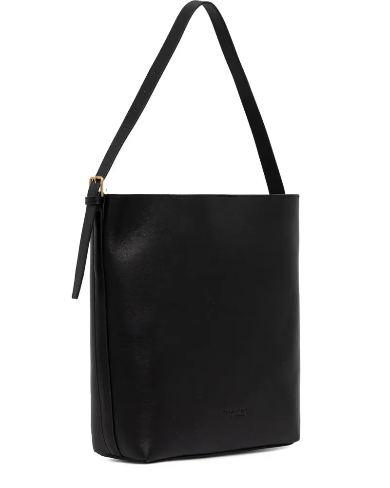 Marc O'Polo Handtasche aus Leder - Schwarz Schwarz