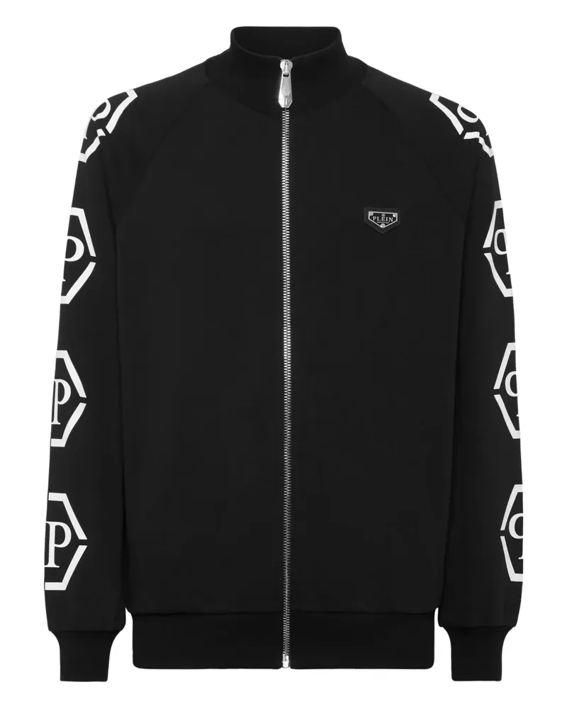 Philipp Plein Hexagon Sportjacke - Schwarz Schwarz