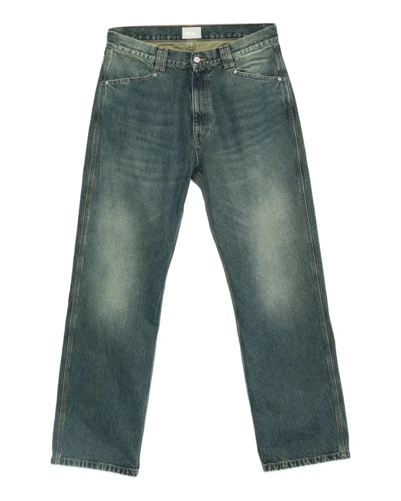 Aries Gerade Batten Jeans - Blau Blau