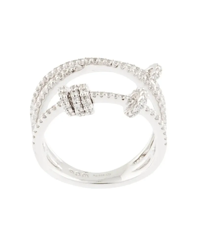 APM Monaco Ring aus Sterlingsilber Silber