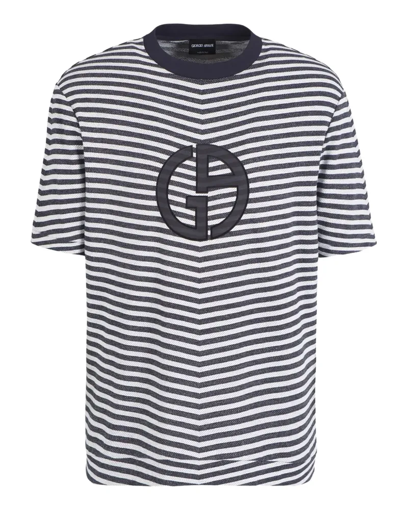 Giorgio Armani logo-detail T-shirt - Weiß Weiß