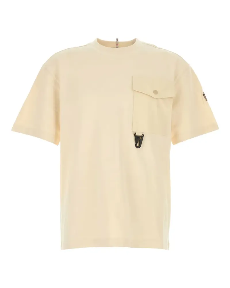 Moncler T-Shirt aus Baumwolle - Nude Nude