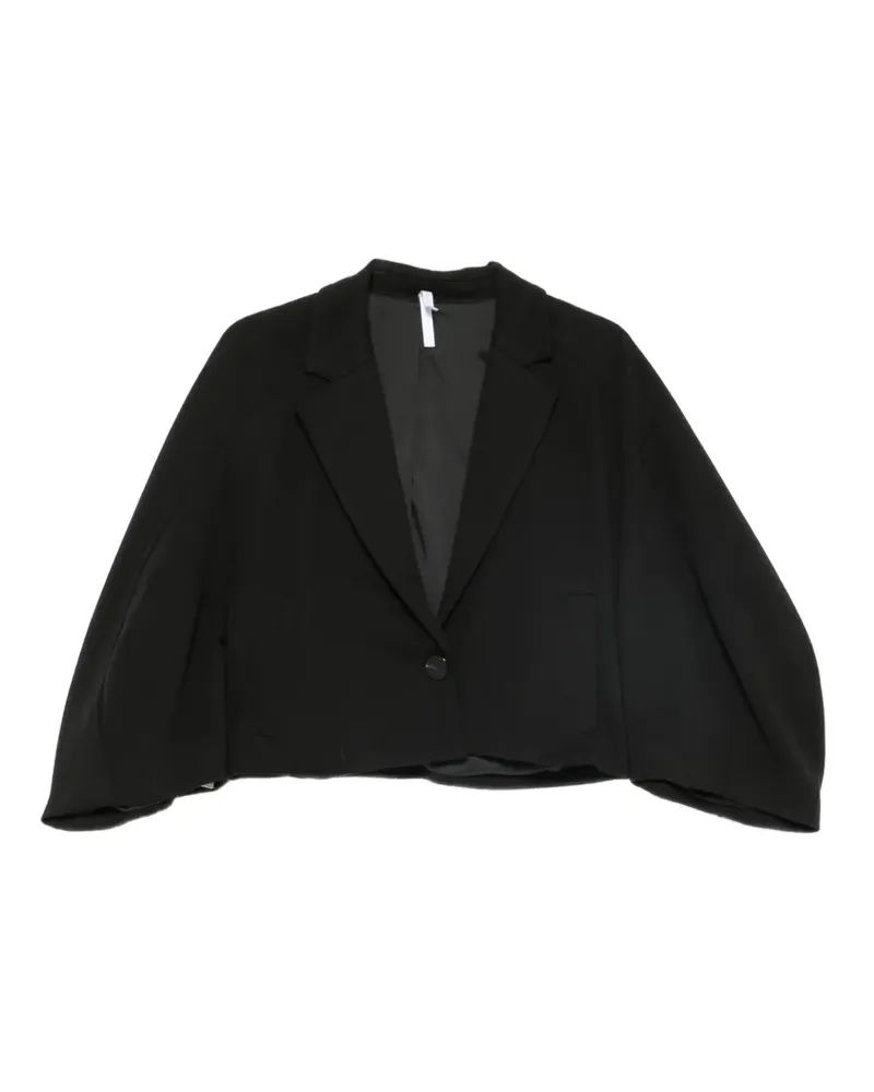 IMPERIAL Cropped-Jacke mit weiten Ärmeln - Schwarz Schwarz