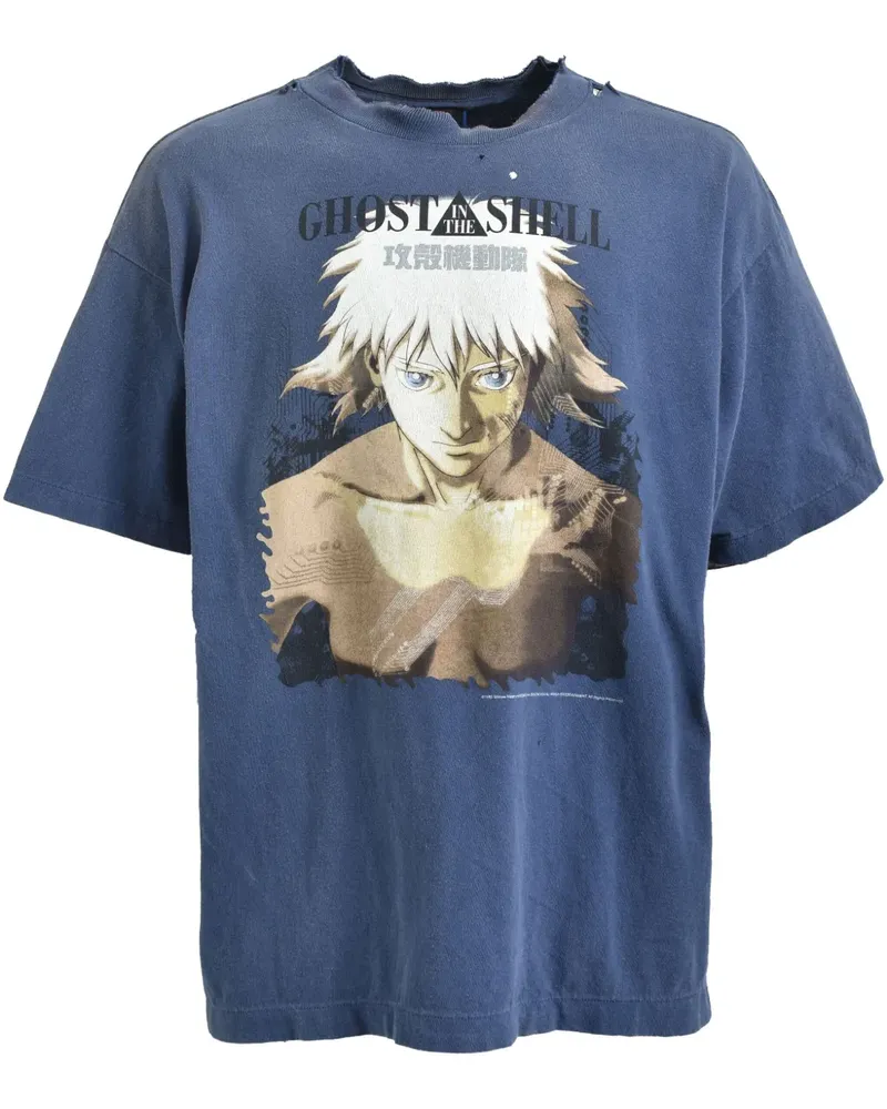 SAINT MXXXXXX T-Shirt aus Baumwolle - Blau Blau