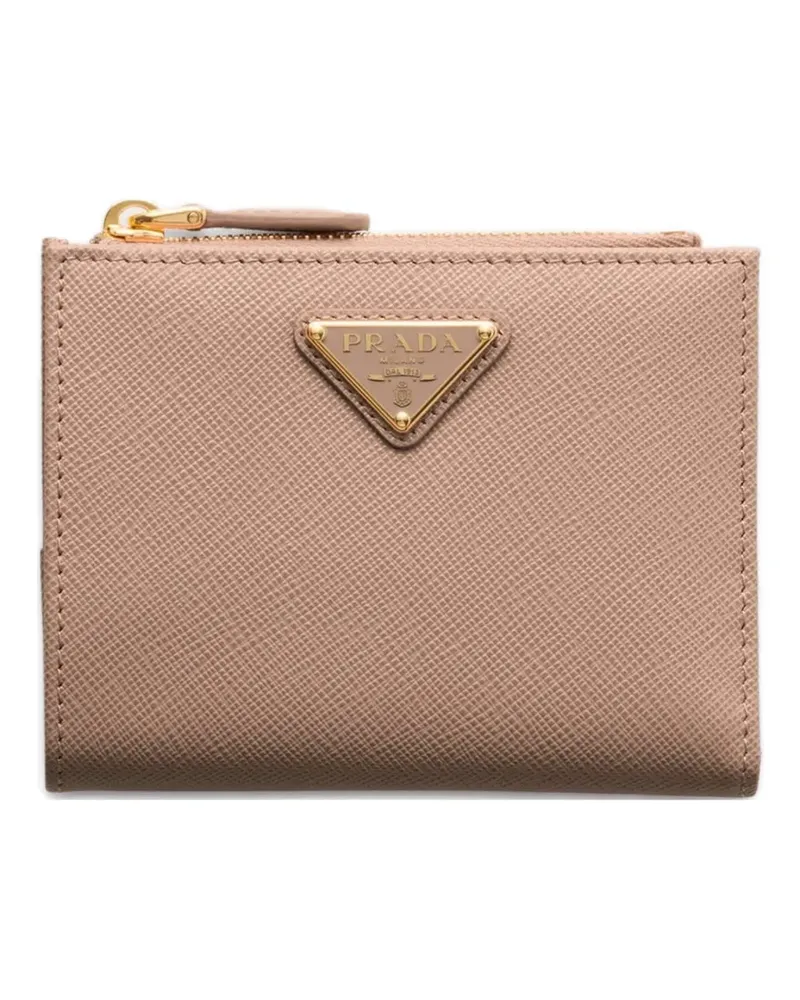 Prada Small Saffiano leather wallet - Nude Nude
