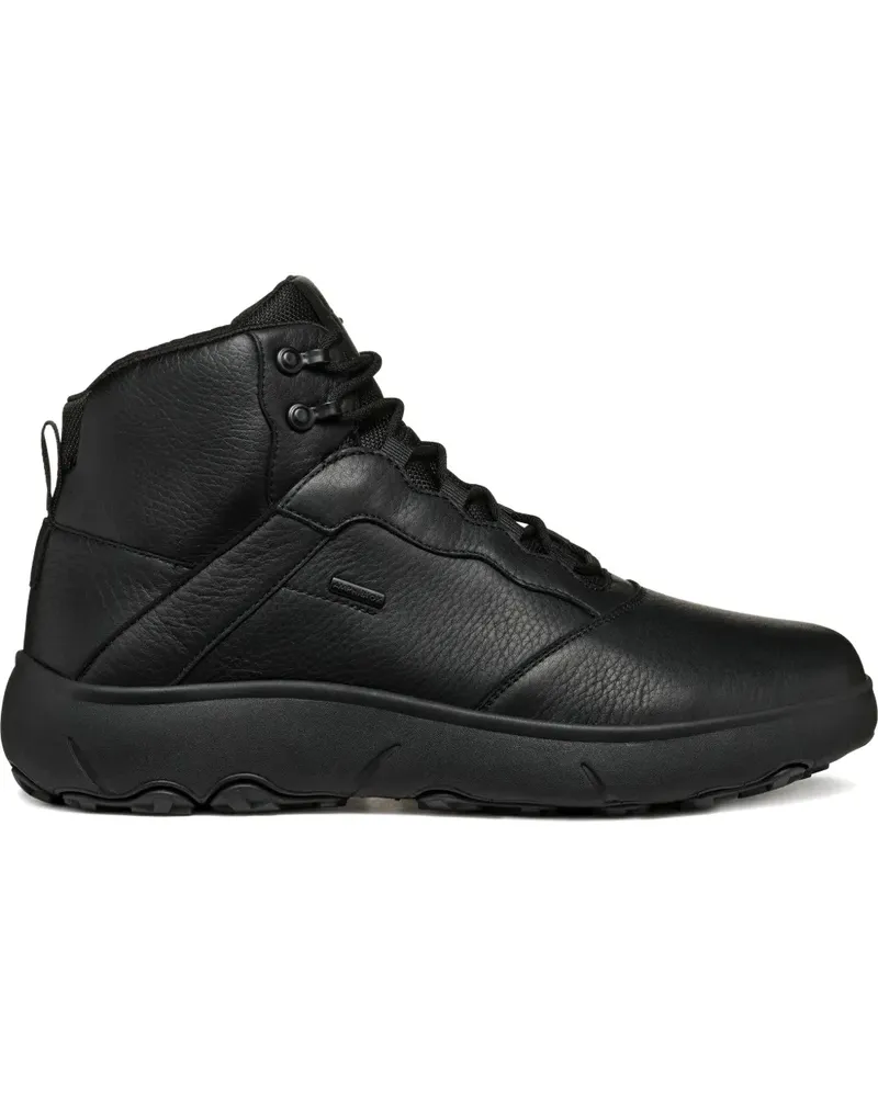 Geox Stiefel mit Schnürung - Schwarz Schwarz