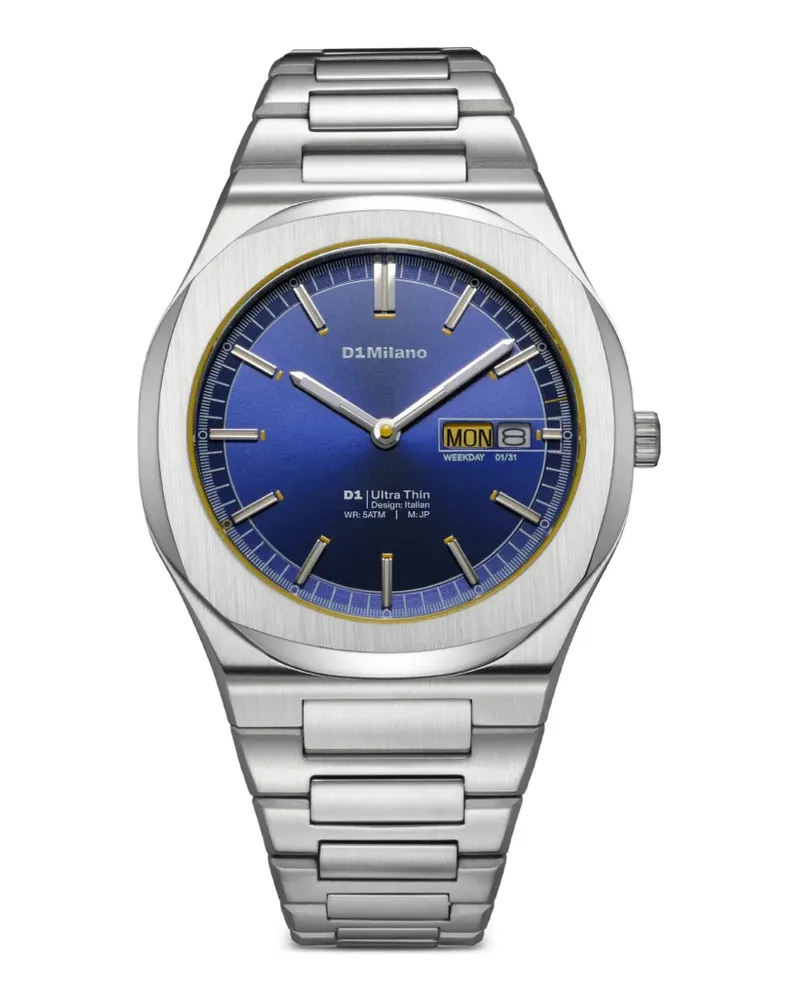 D1 Milano Ultra Thin Armbanduhr 39mm - Blau Blau