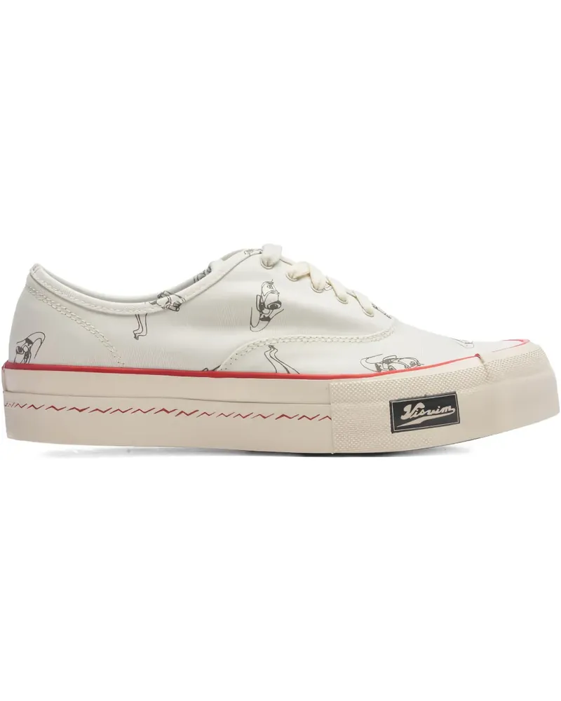 Visvim Logan Deck Lo Roadster Sneakers - Nude Nude