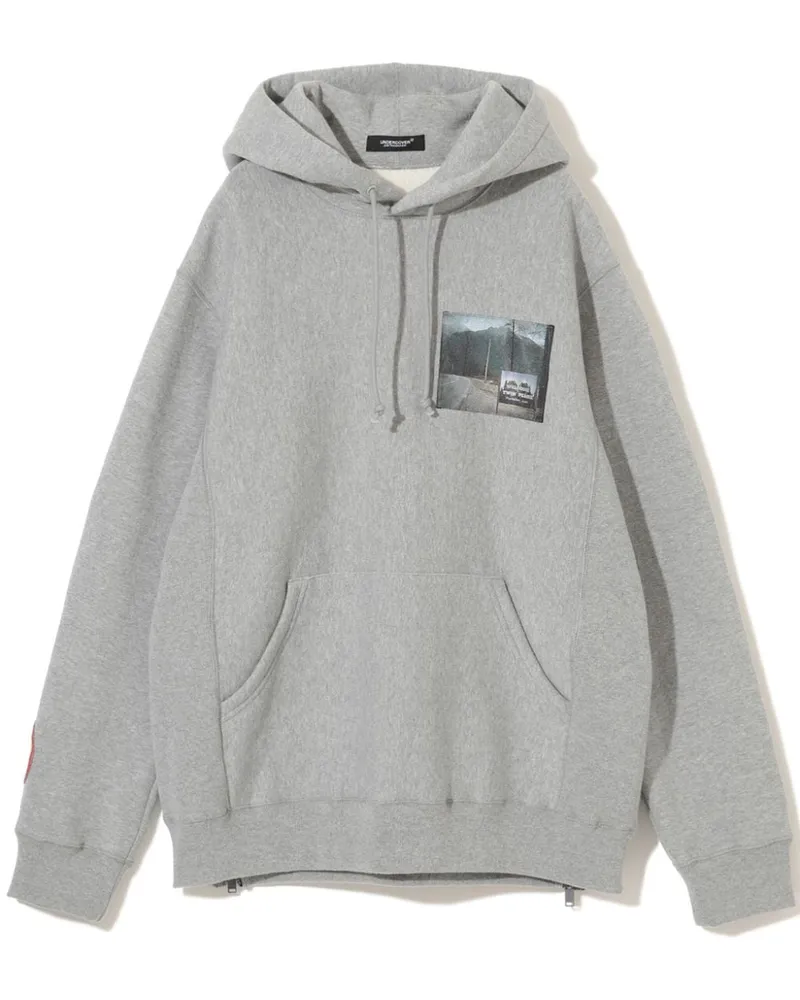 Undercover Hoodie mit Twin Peaks-Print Grau