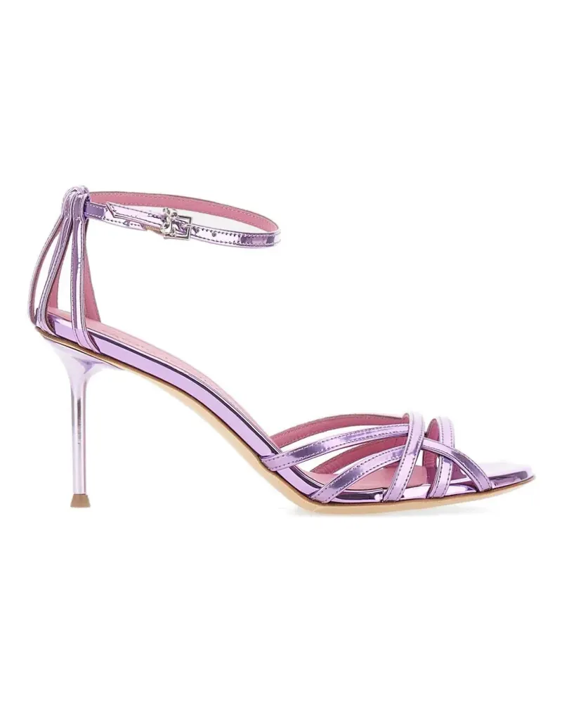 Sergio Levantesi Gemma crossed straps buckle sandals - Rosa Rosa