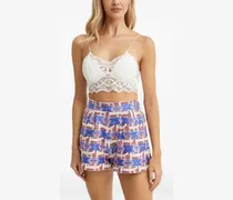 Rückenfreies Spitzentop - Weiß