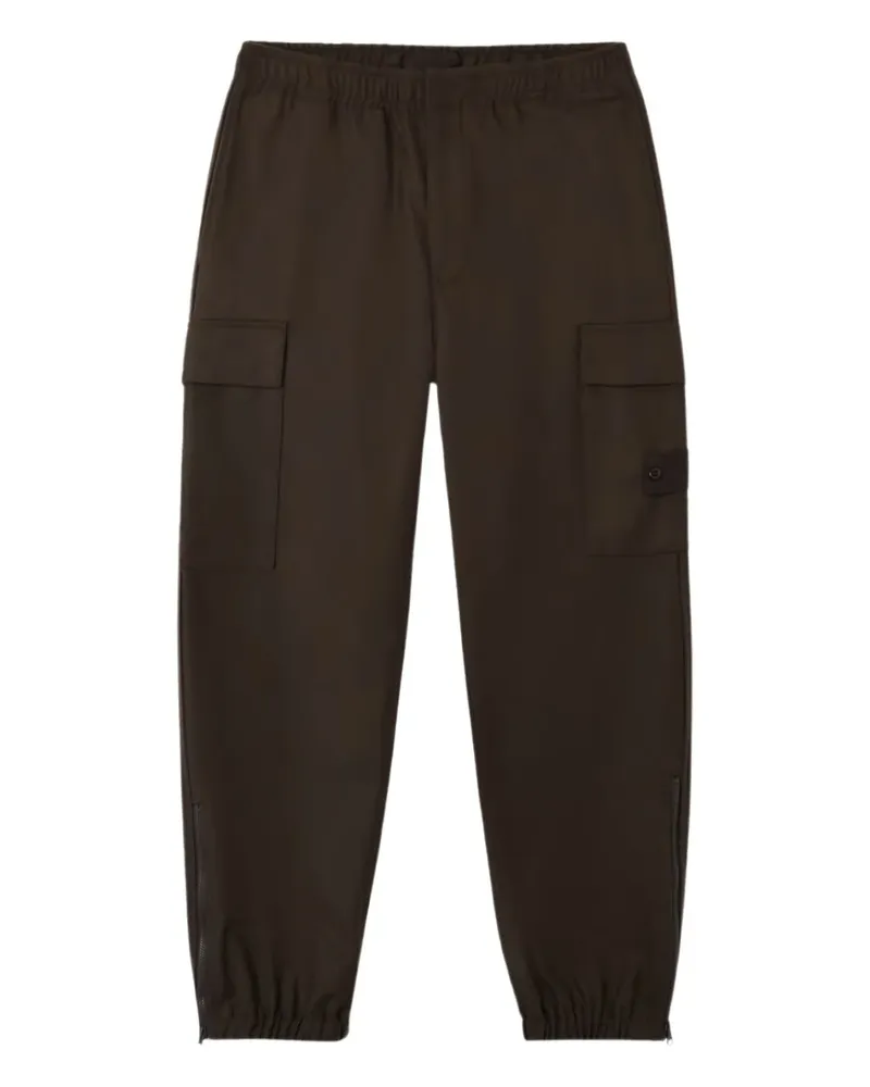 Stone Island cargo-pocket cuffed trousers - Braun Braun