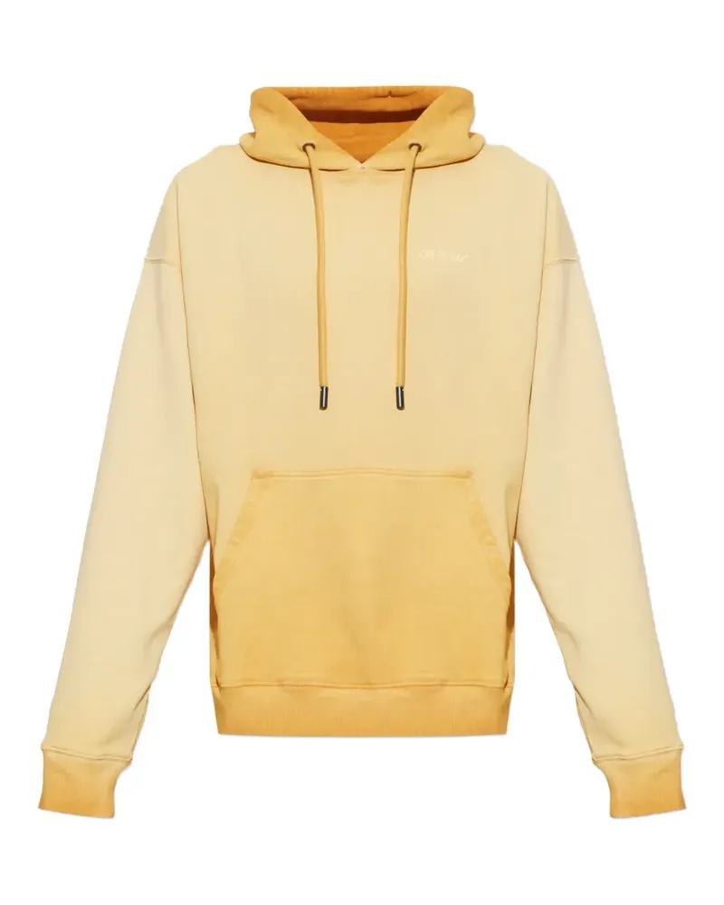 OFF-WHITE Hoodie mit Logo-Print - Orange Orange