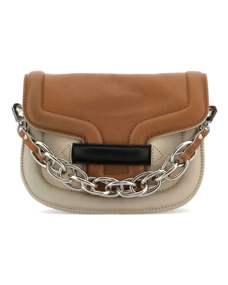 Pierre Hardy Mini Alpha Ville Schultertasche - Nude Nude