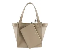 Mittelgroßer Cabas Tote Bag - Nude