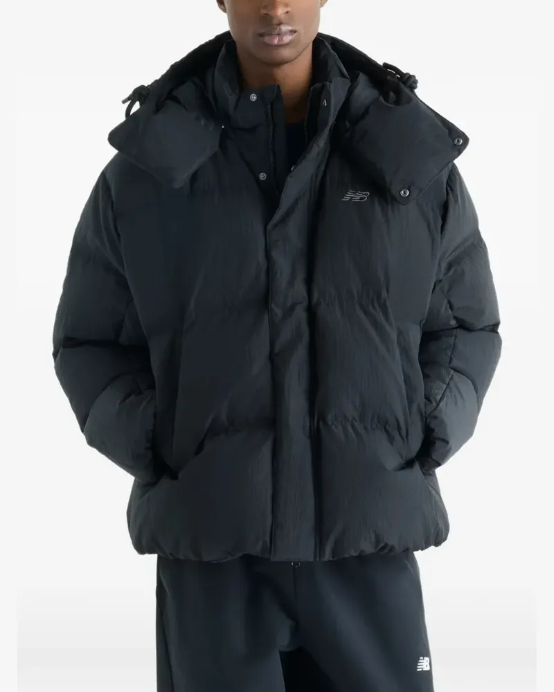 New Balance Premium puffer jacket - Schwarz Schwarz