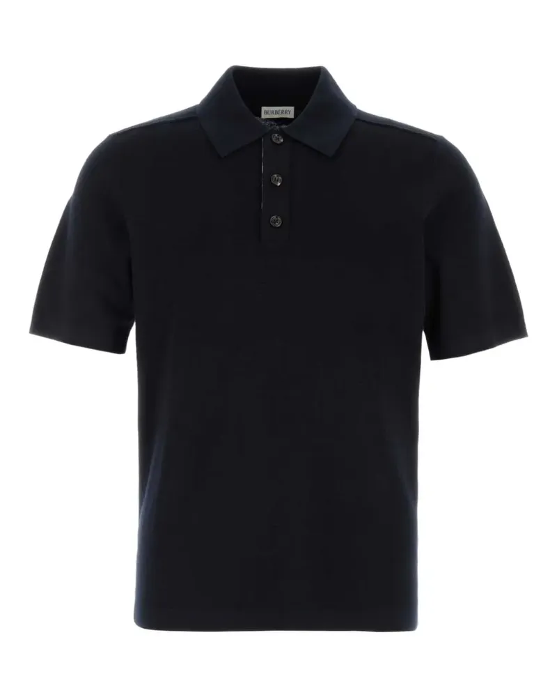 Burberry Kurzärmeliges Poloshirt - Blau Blau