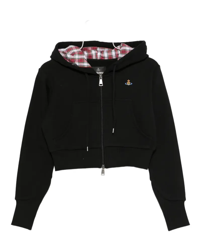 Vivienne Westwood zip-up hoodie - Schwarz Schwarz