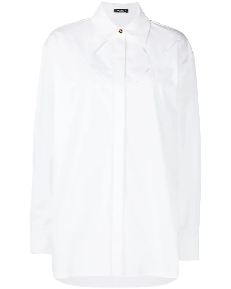 Versace Hemd mit Cut-Outs - Weiß Weiß