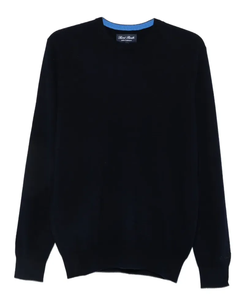 MC2 Saint Barth Regent Pullover mit Rundhalsausschnitt - Blau Blau