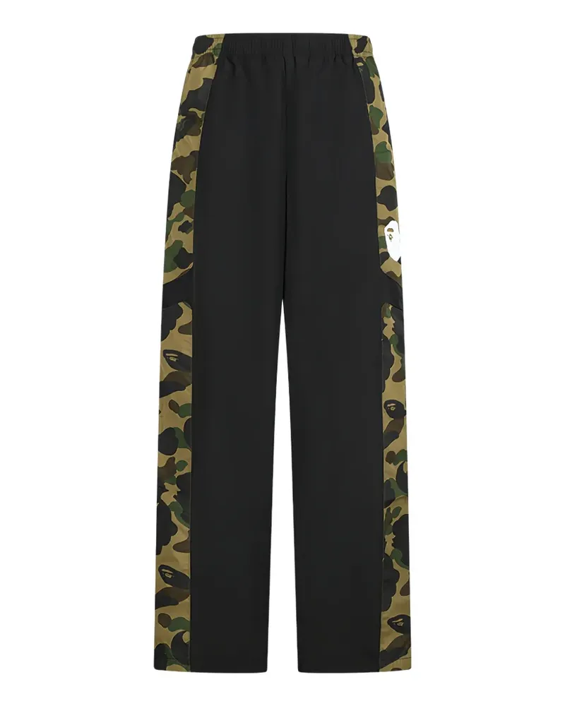 BAPE 1st Camo relaxed-fit track pants - Schwarz Schwarz