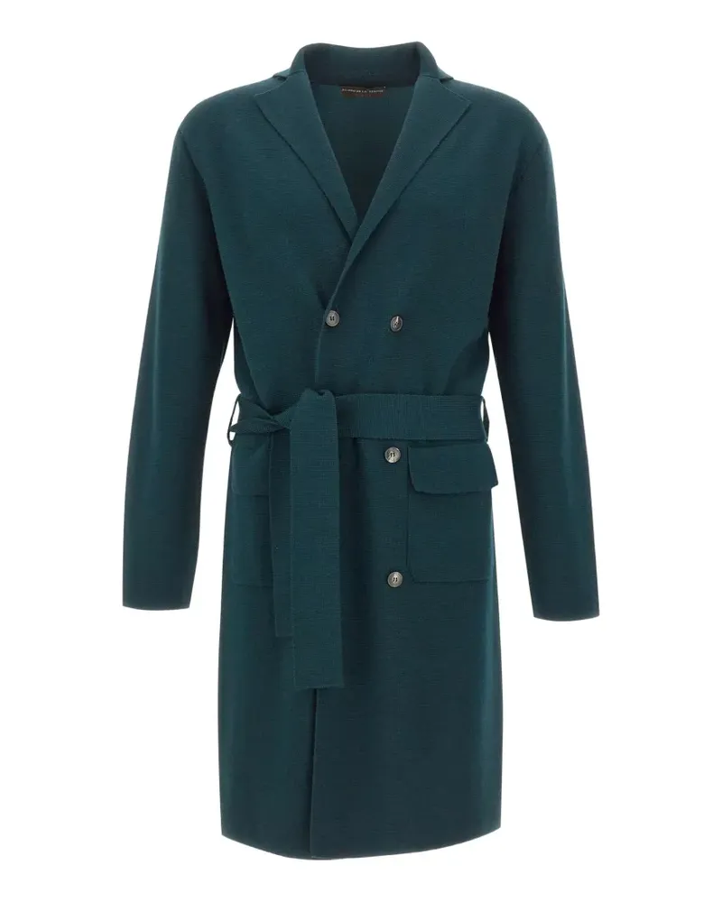 Filippo de Laurentiis double-breasted belted coat - Grün Grün