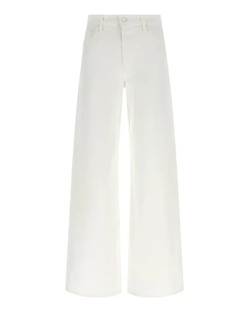 Mother The Rerun Zip Sneak wide-leg jeans - Weiß Weiß