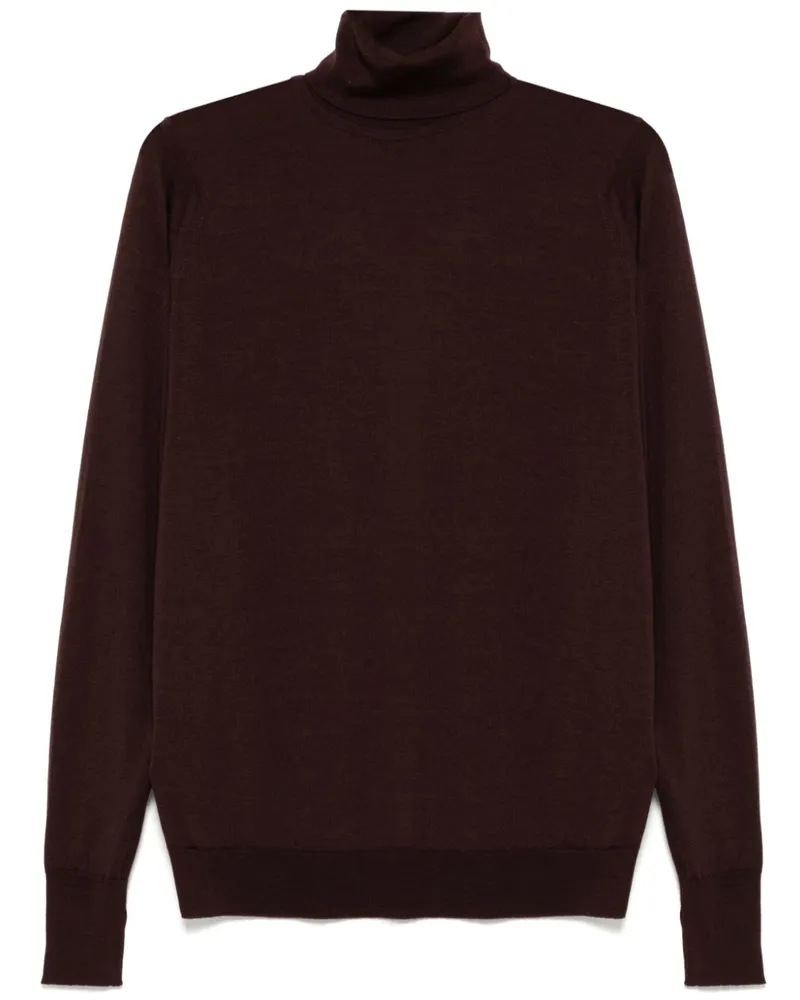 John Smedley Richards Pullover Rot