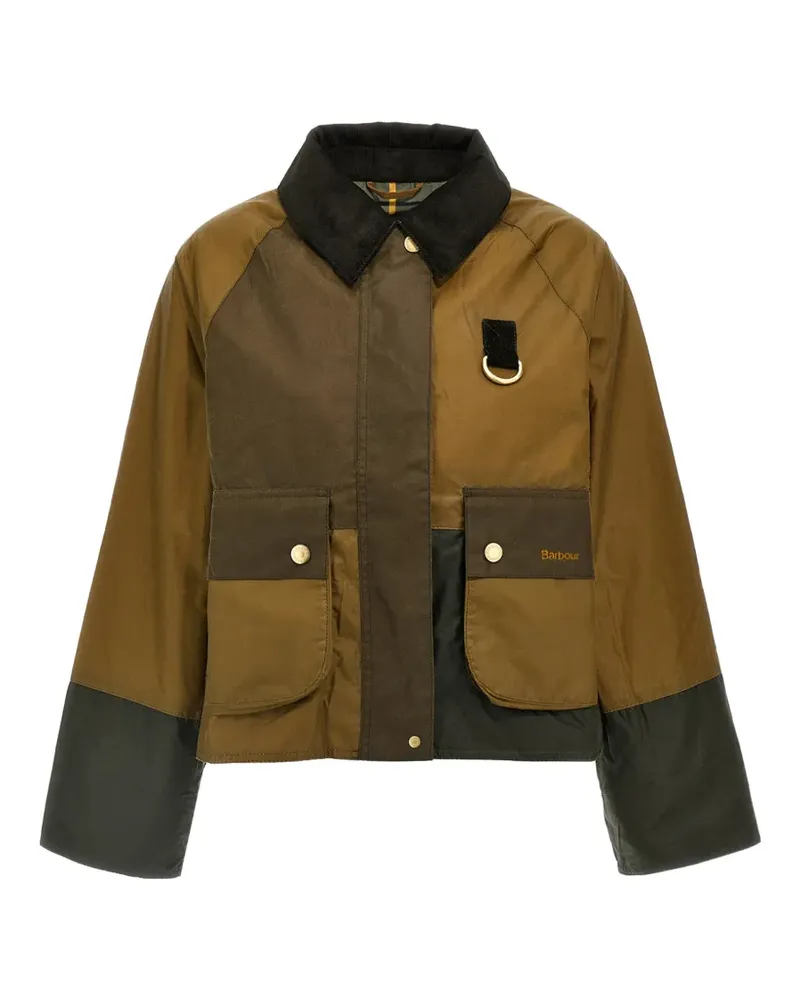 Barbour Alma colourblock corduroy jacket - Braun Braun