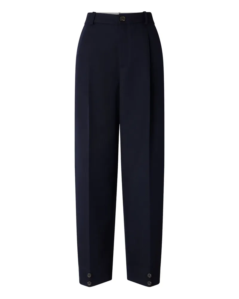 Soeur Cropped-Hose mit Bundfalten - Blau Blau