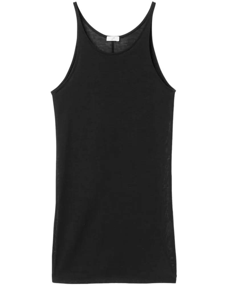 BITE Studios Transparentes Tanktop Schwarz