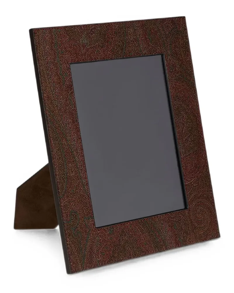 Etro Arnica Bilderrahmen aus Paisley-Jacquard - Braun Braun