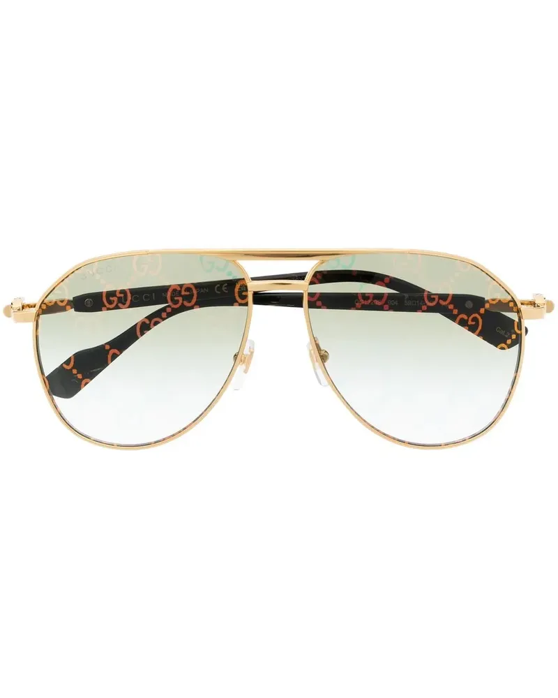 Gucci Getönte Pilotenbrille - Gold Gold
