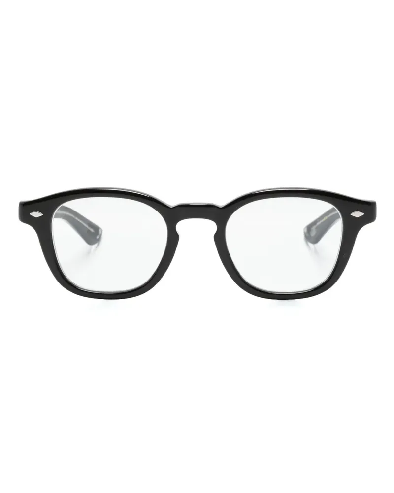 EYEVAN 7285 Byron-E Brille mit rundem Gestell - Schwarz Schwarz