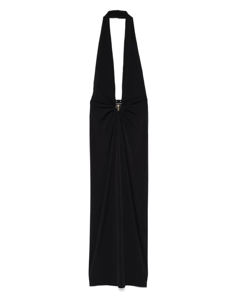 Christopher Esber Neckholder-Maxikleid mit Orbit-Detail - Schwarz Schwarz