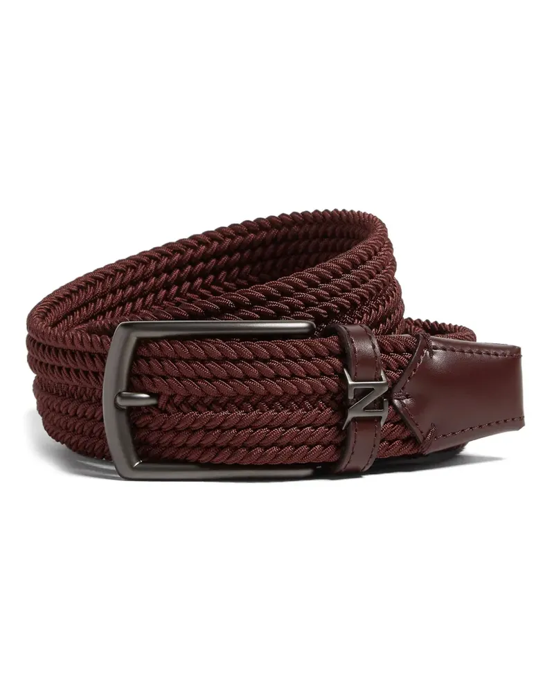 Ermenegildo Zegna Geflochtener Gürtel - Braun Braun