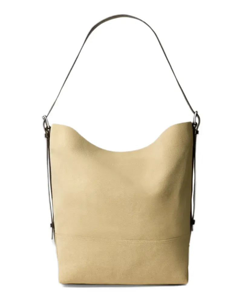 Christophe Lemaire Schultertasche mit Gürtel - Nude Nude