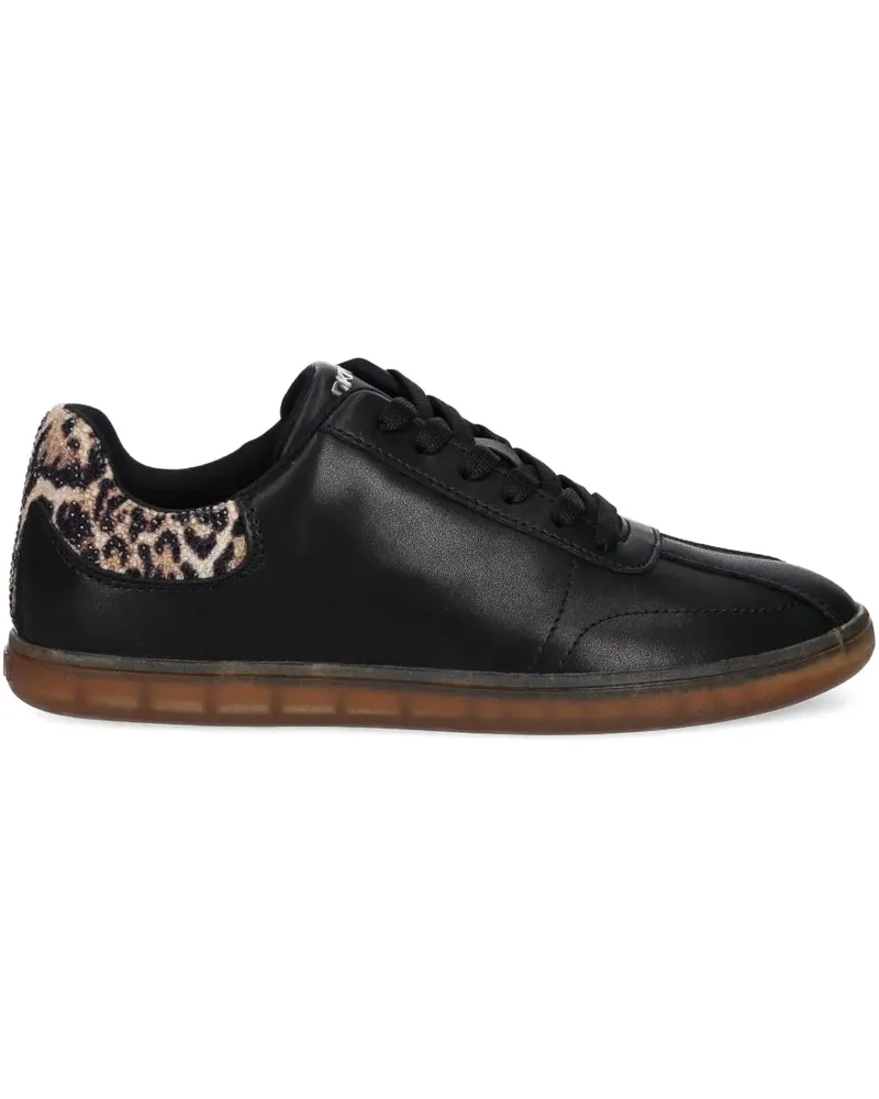 DKNY Sneakers mit Logo-Stickerei - Schwarz Schwarz