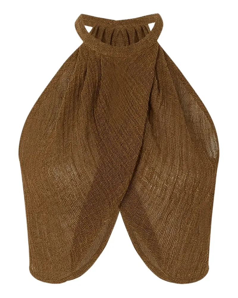 Le Kasha 1918 Alger Oberteil aus Leinen - Braun Braun