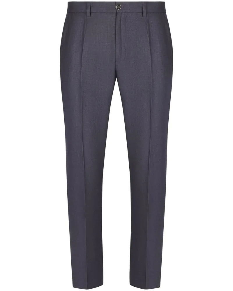 Dolce & Gabbana Halbhohe Hose - Blau Blau